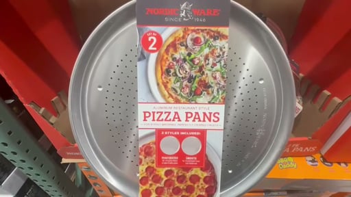 Nordic Ware 2-Piece 16" Pizza Pan Set
