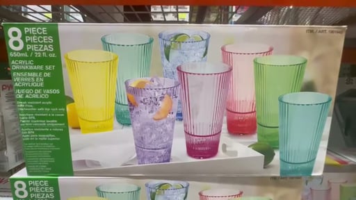 Jia Wei 22 oz. Drinkware Set of 8