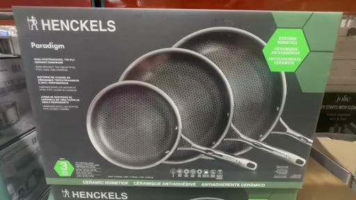 Henckels Paradigm Ceramic 3-Piece Hybrid Skillet Set