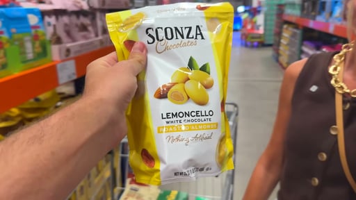 Sconza Chocolates Lemoncello Roasted Almonds