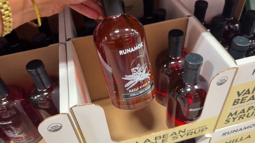 Runamok Organic Vanilla Bean Infused Maple Syrup 25.4 oz