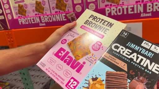 Elavi Protein Brownie Birthday Cake Blondie, 12 ct / 1.73 oz