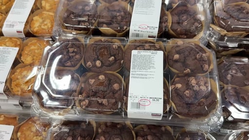 Kirkland Signature Triple Chocolate Muffin, 8 Count