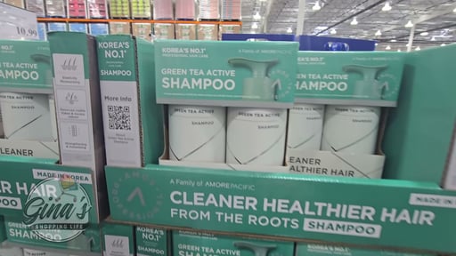 Amos Professional Active Green Tea Shampoo 2-pack