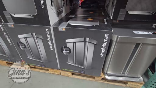 simplehuman 58L Dual Compartment Step Can