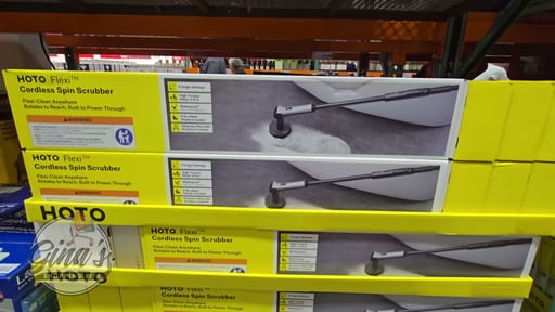 HOTO Flexi Cordless Spin Scrubber