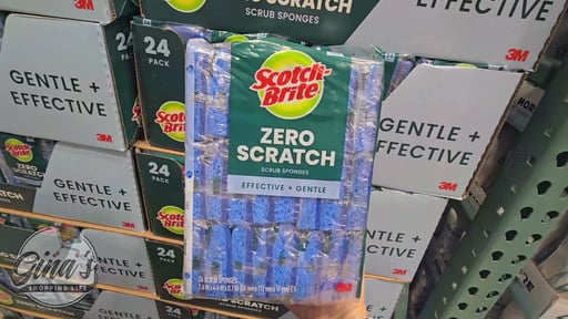 Scotch-Brite Zero Scratch Sponge 24 ct