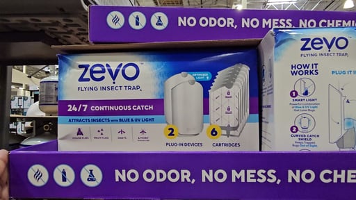 Zevo Flying Insect Trap 2 Devices / 6 Refills