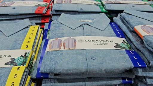 Cubavera Men's Short Sleeve Woven Shirt