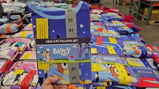 Character Kids' 4-Piece Pajama Set