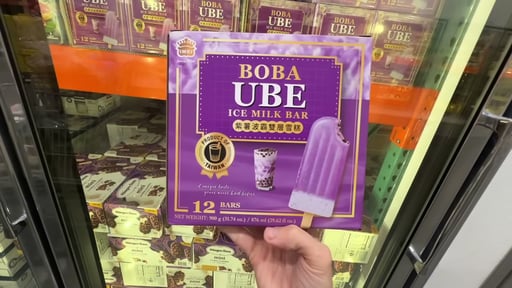 Boba Ube Ice Milk Bar