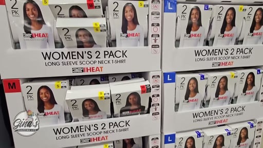 32 Degrees Women's Heat Tee 2PK
