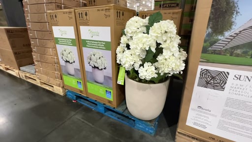 Nearly Natural Faux 35" Porch Hydrangea