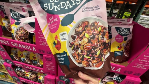 Seven Sundays Raspberry Chip Nut Granola