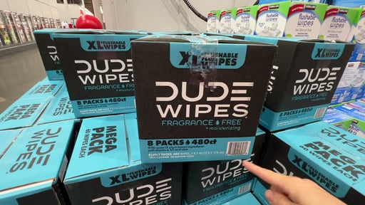 Dude Wipes XL Flushable Wipes