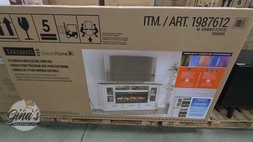 Tresanti Juliette 75" Fireplace Mantel