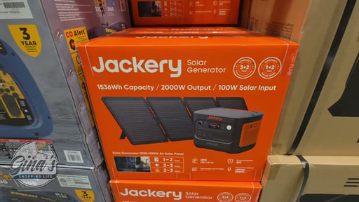 Jackery Explorer 1500 V2 and 100W Solar Panel