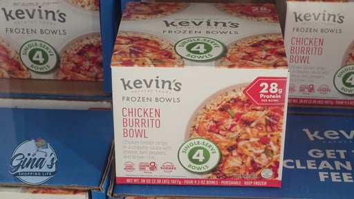 Kevin's Natural Foods Chicken Burrito Bowl, 4 x 9.5 oz