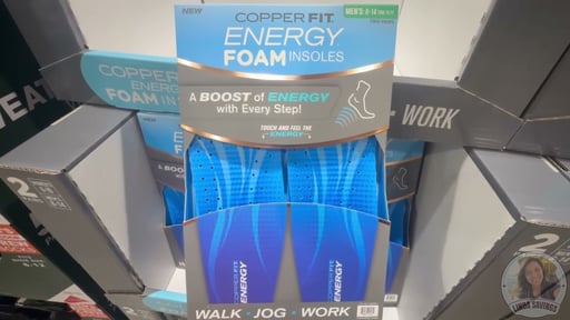 Copper Fit Energy Foam Insoles, 2 Pairs