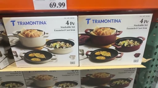 Tramontina Stackable Cast Iron 4-Piece Set
