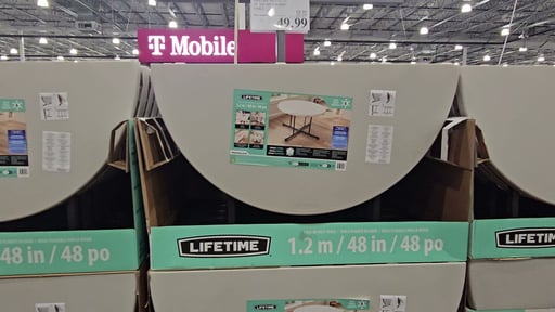 Lifetime Products 48" Round Folding Table
