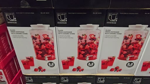 Denmark Drink Dispenser with Ceramic Stand