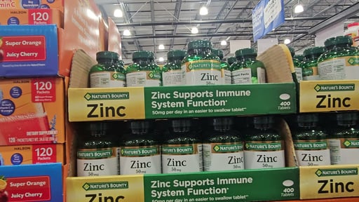 Nature's Bounty Zinc 50mg 400 Tablets