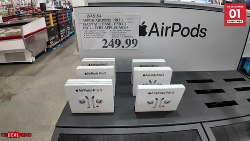 Apple AirPods Pro 3 MagSafe Case (USB-C) Incl. 2yrs AppleCare+