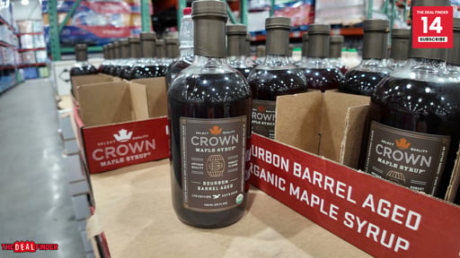 Crown Maple Syrup Organic Bourbon Aged 25 oz