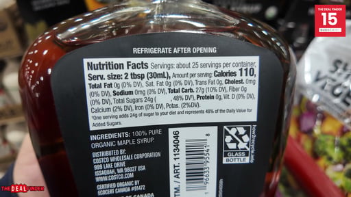 Kirkland Signature Organic Maple Syrup