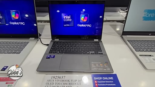 ASUS Vivobook Flip 14" OLED Touchscreen Copilot+ PC - Intel Core Ultra 7 Series 2 - 16GB RAM - 1TB SSD