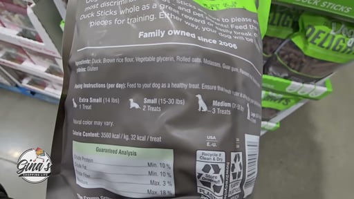 Dog Delights Chewy Duck Sticks 2.75 Pounds