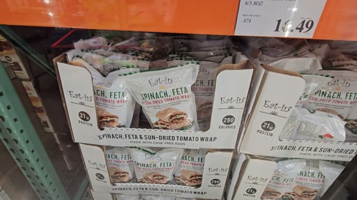 Eat-In Spinach Feta Wrap 10 ct