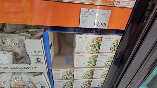 Kevin's Frozen Bowls Parmesan Basil Chicken 4 Pack 36 Ounces