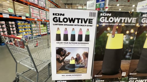 ION Audio Glowtive Bluetooth Lantern Speaker with Multi-Sync