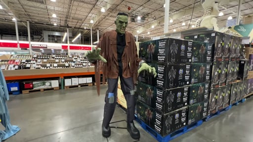 7.5' Animated Monster with LCD Eyes & Sound