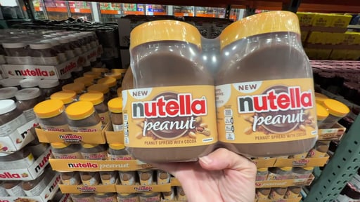 Nutella Peanut Spread with Cocoa, 2-Pack, 26.5 oz Each