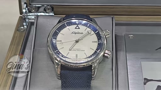 Alpina Seastrong Stainless Steel Case Nylon Mens Watch