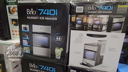 Brio 740i 44 lb Countertop Nugget Ice Maker