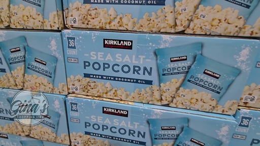 Kirkland Signature Sea Salt Popcorn 36 CT/.65 OZ