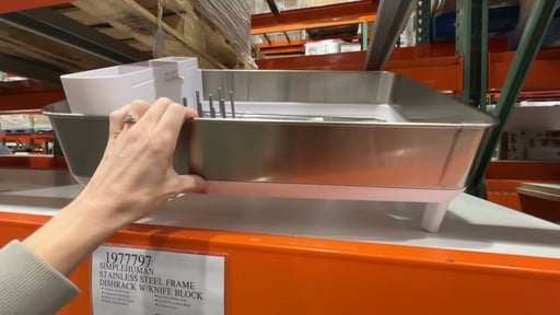 Simplehuman Dishrack with Knife Block