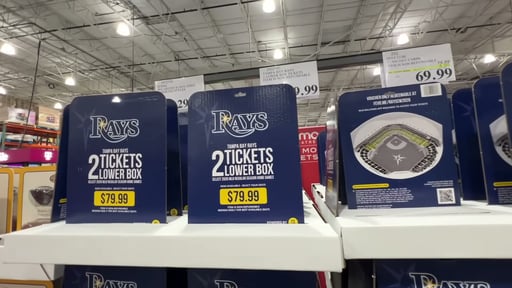 Tampa Bay Rays 2 Lower Box Tickets eVoucher (Non-Refundable)