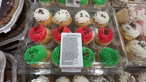 White Cupcakes with White Buttercream 12 Count