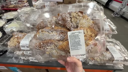 Twice Baked Almond Filled Croissant
