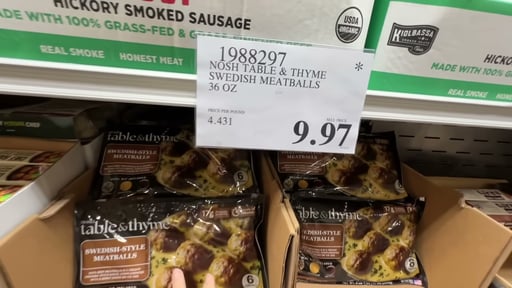Nosh Table & Thyme Swedish-Style Meatballs