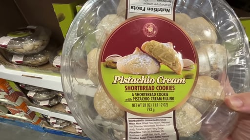 Universal Bakery Pistachio Cream Shortbread Cookies
