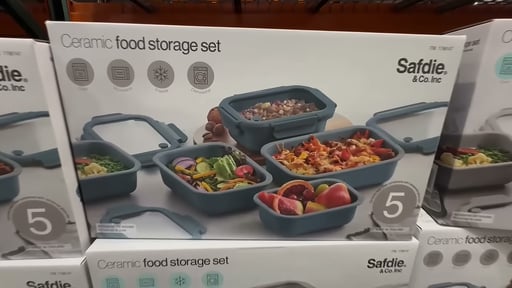 Safdie & Co 10-Piece Ceramic Food Storage Set
