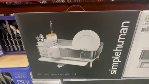 Simplehuman Dishrack with Knife Block