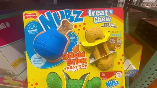 Nylabone Nubz Toys Treat'N Chew 3 PK