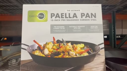 GreenPan Carbon Steel 15" Paella Pan